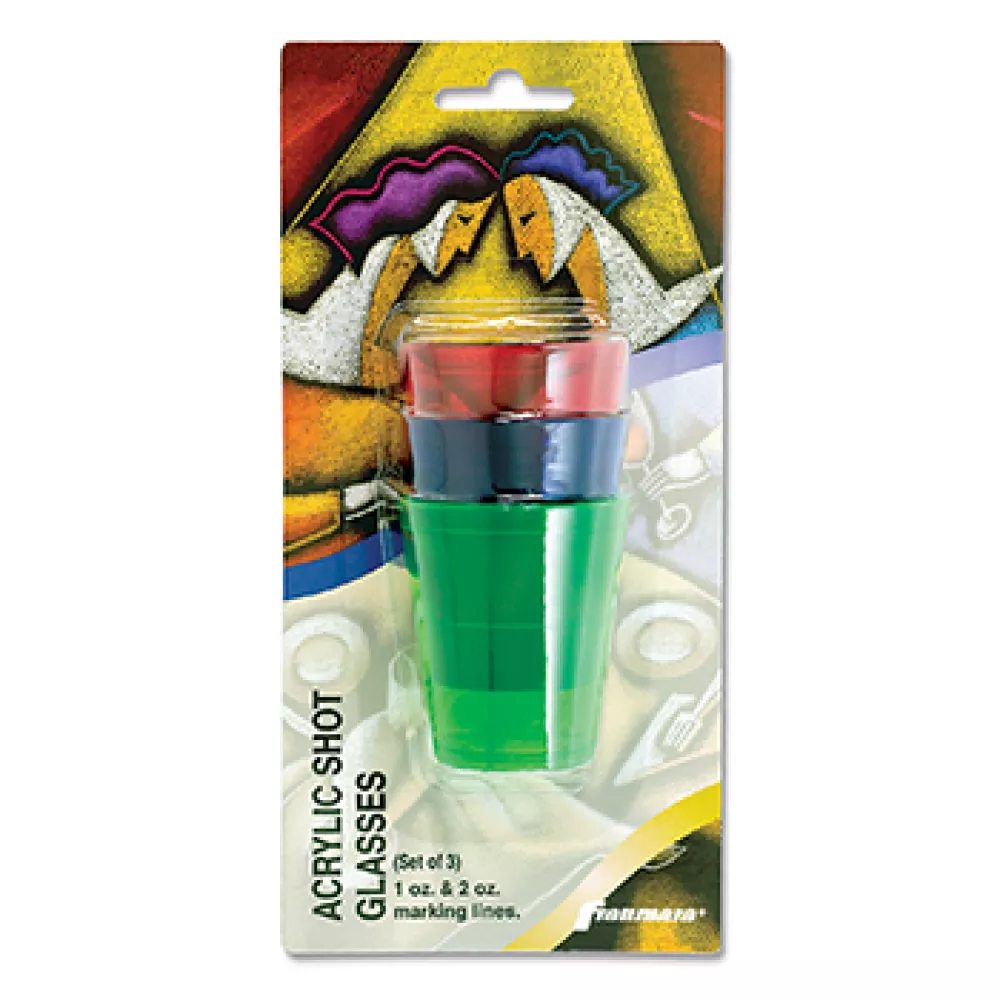 1 oz & 2 oz Durable Set - Acrylic Shot Glasses