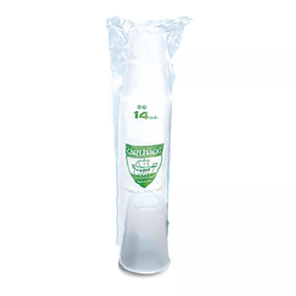 14 oz Plastic Beer Cups - Clear Disposable Party Cups (500 Count)