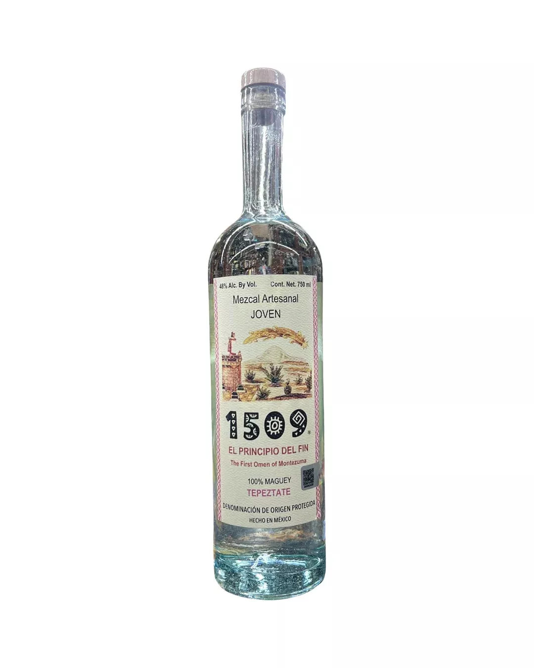 1509 El Principio Del Fin Tepeztate Mezcal Artesanal Joven Mezcal 750ml