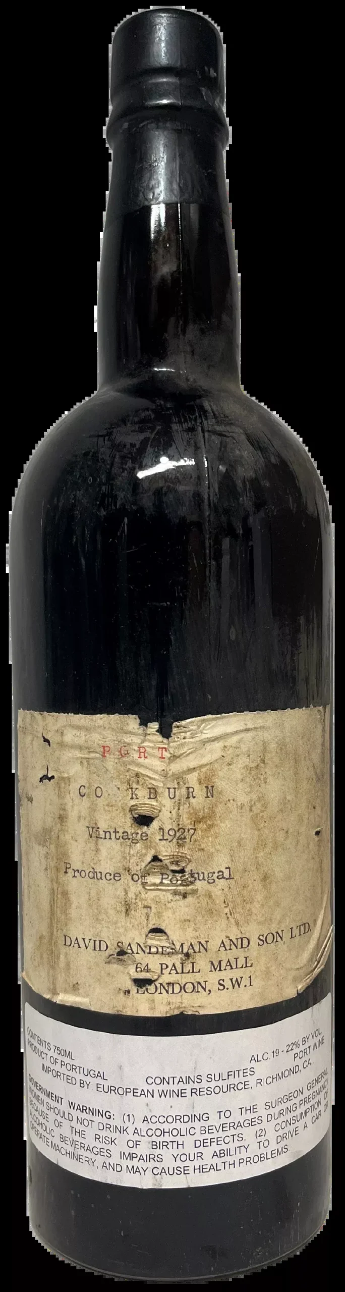1927 Cockburn's Port