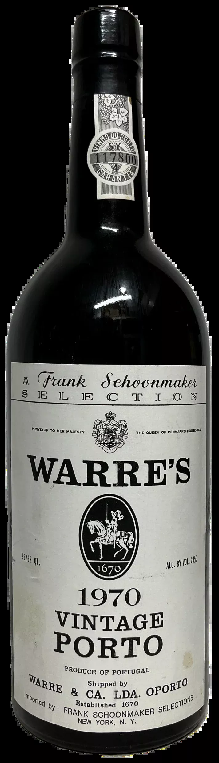 1970 Warre Vintage Port