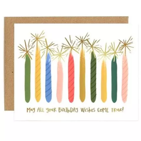 1Canoe2: Birthday Candle Card