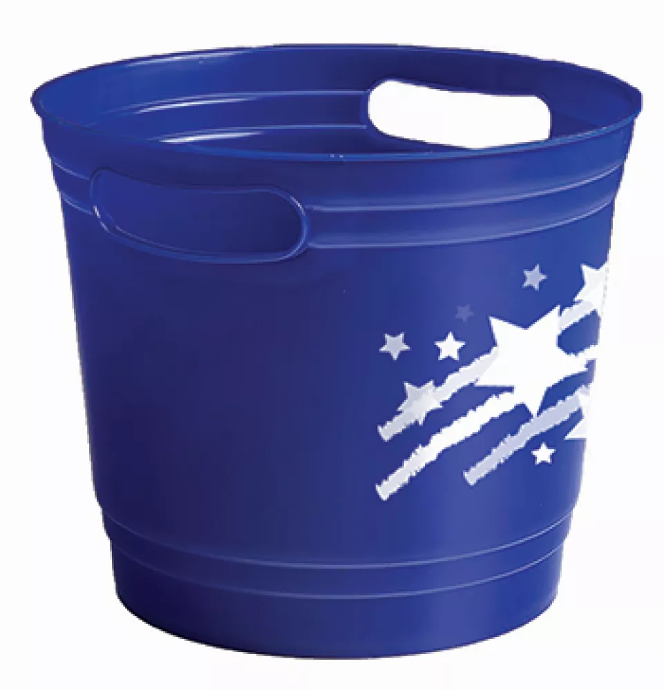 2.5 Gallon Blue Ice & Party Bucket - Ice Holder for Drinks & Bottles ( 6 count)
