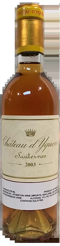 2003 Yquem Sauternes