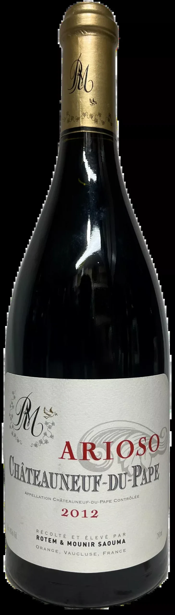 2012 Rotem & Mounir Saouma Chateauneuf du Pape Arioso Rouge