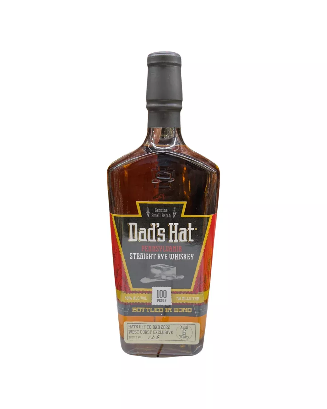 2022 Dad's Hat Bottled In Bond Straight Rye Whiskey 750ml