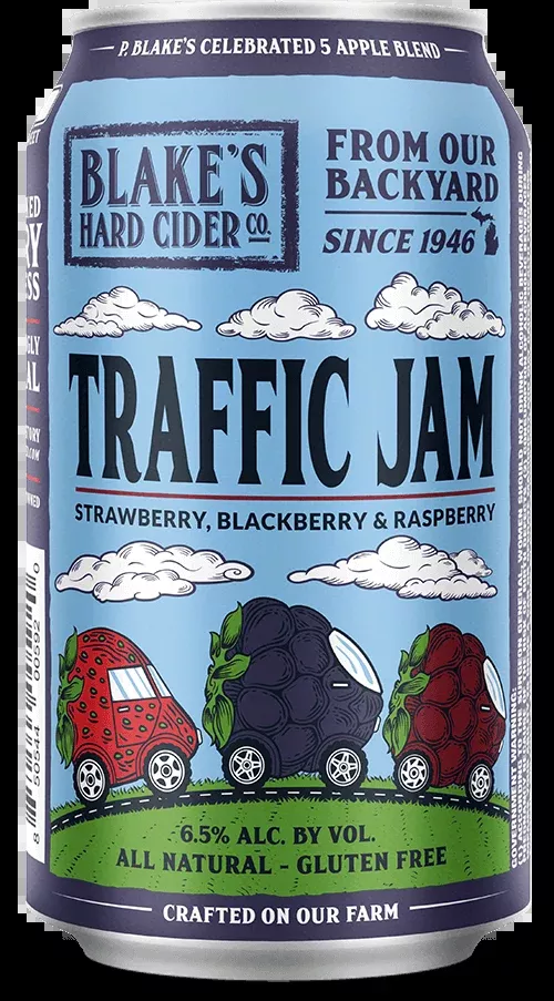 (24pk cans)-Blake's "Triple Jam” Hard Cider, Michigan, USA (12oz)