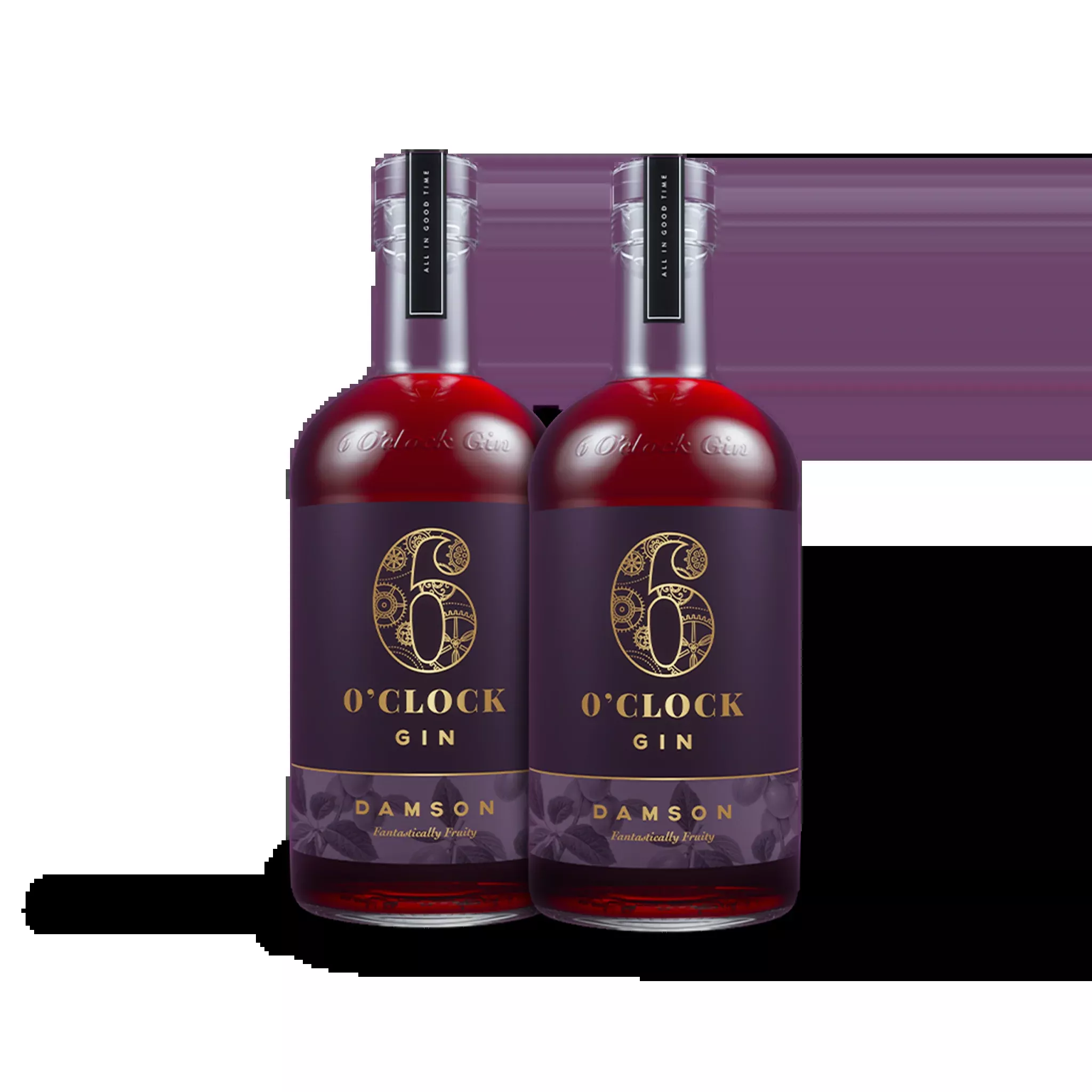 6 O'Clock Gin Damson Gin (2) Bottle Bundle