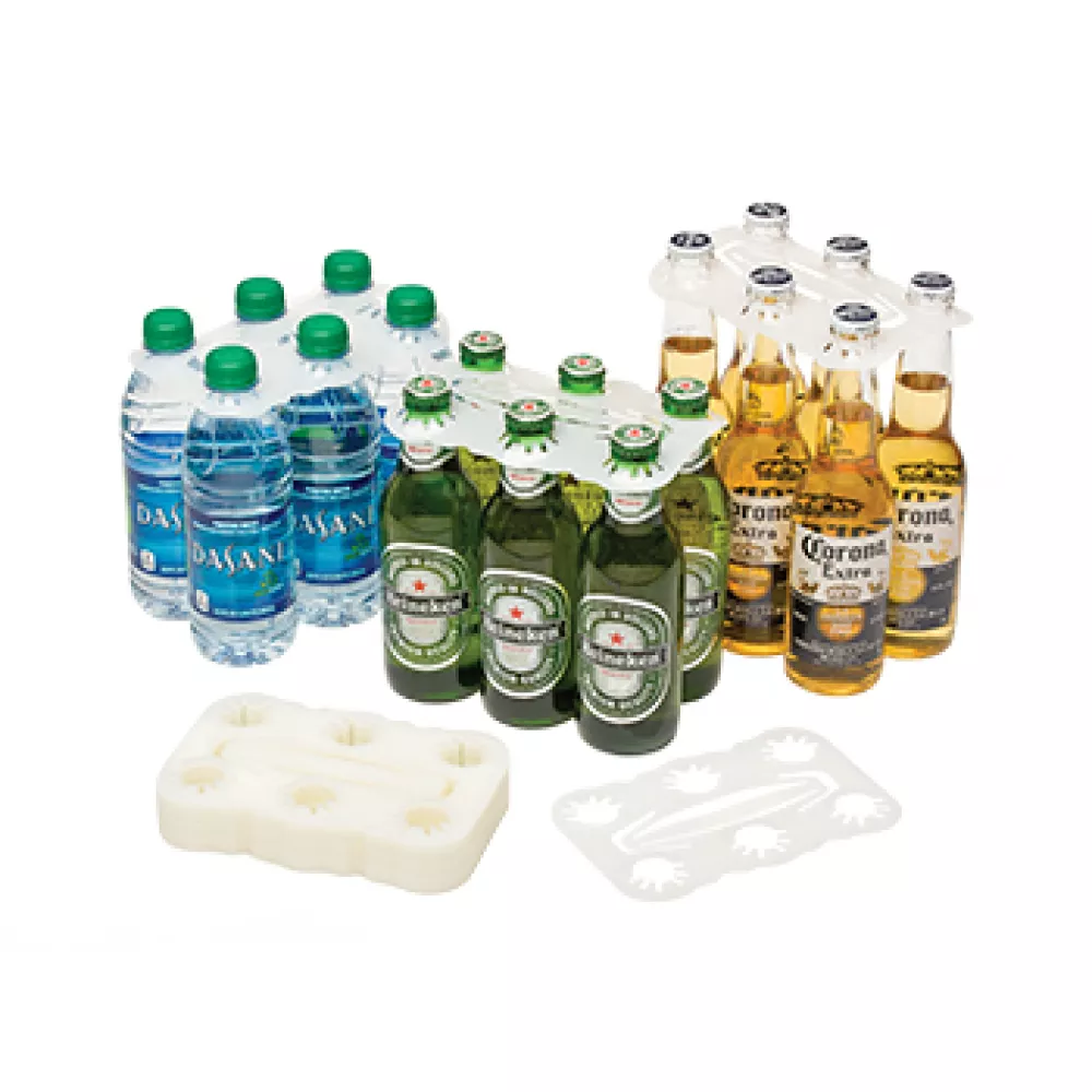 6-Pack Flat Clips Bottle Carriers - 1000 count