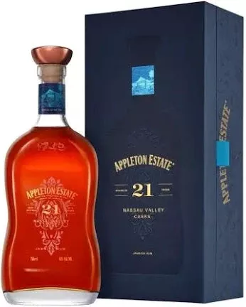 Appleton Estate 21 Year Old Nassau Valley Casks Rum 750ml