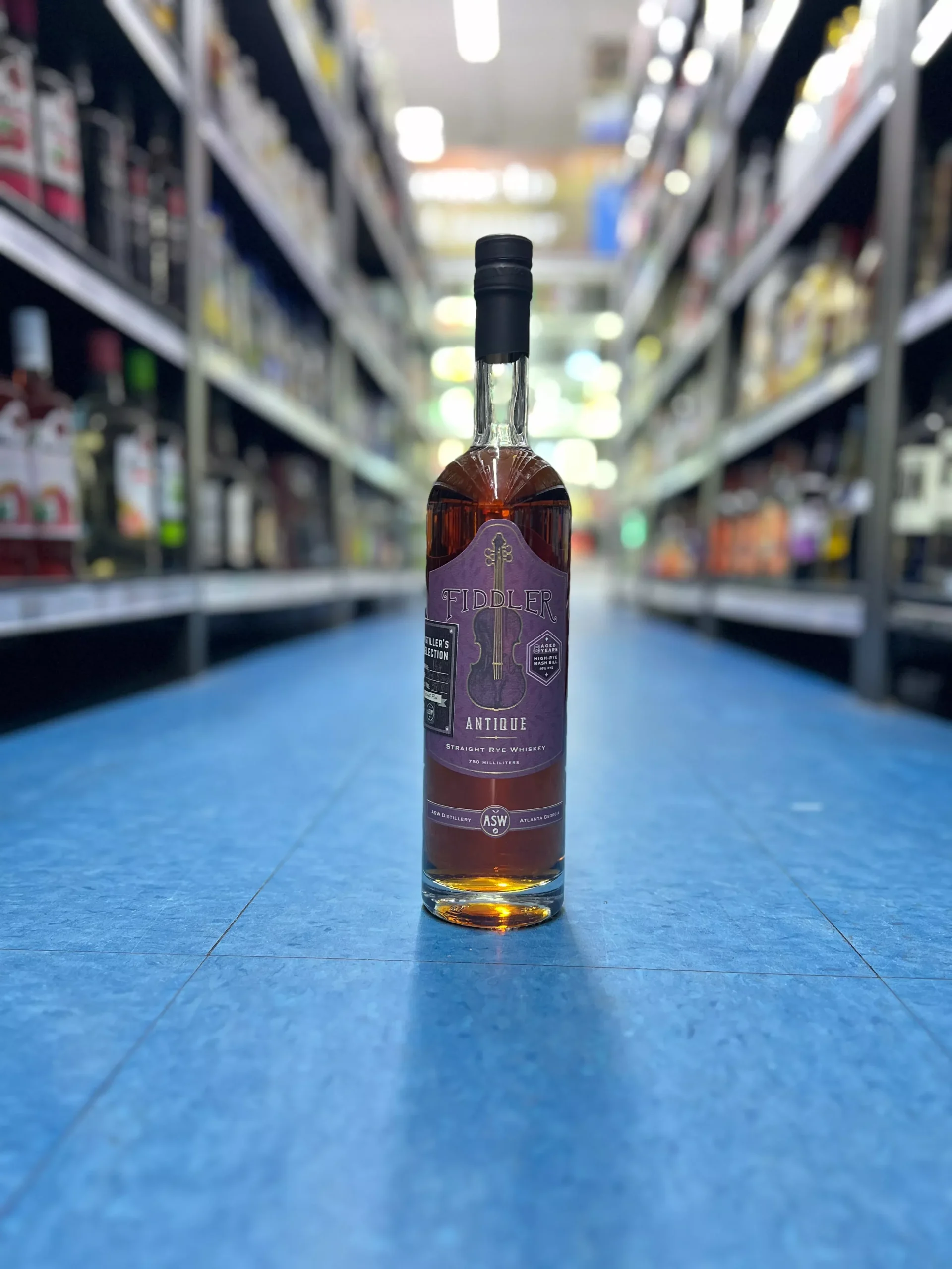 ASW Fiddler Antique Straight Rye Whiskey 750ml