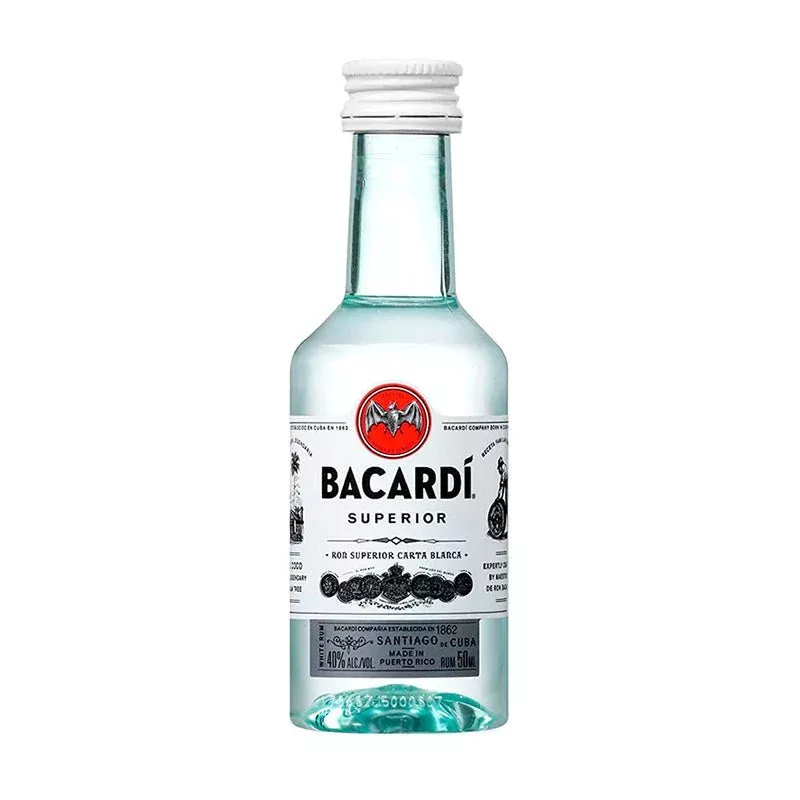 Bacardi Superior Rum Mini Shot 50ml