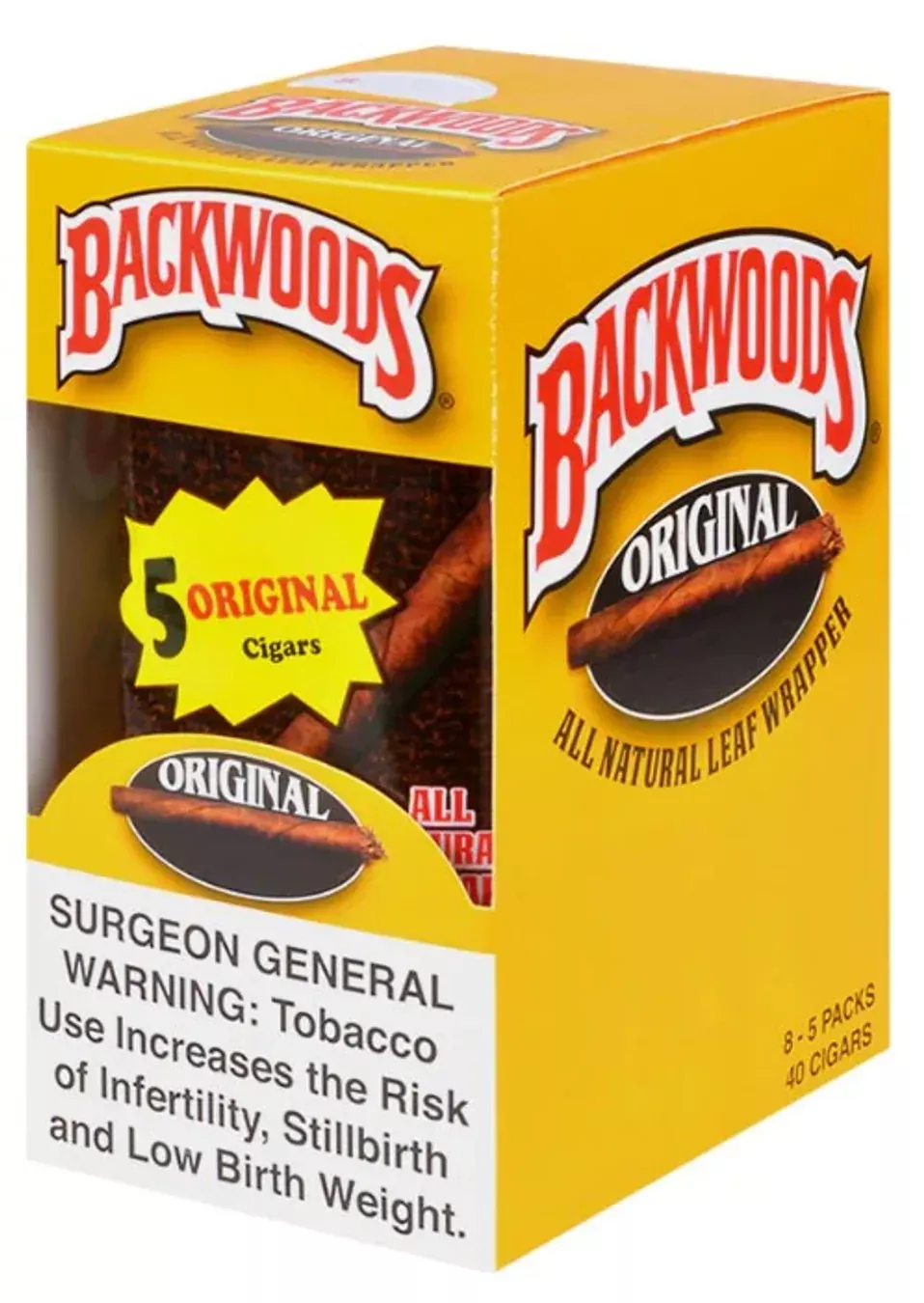 Backwoods Original Cigars 5 Pack