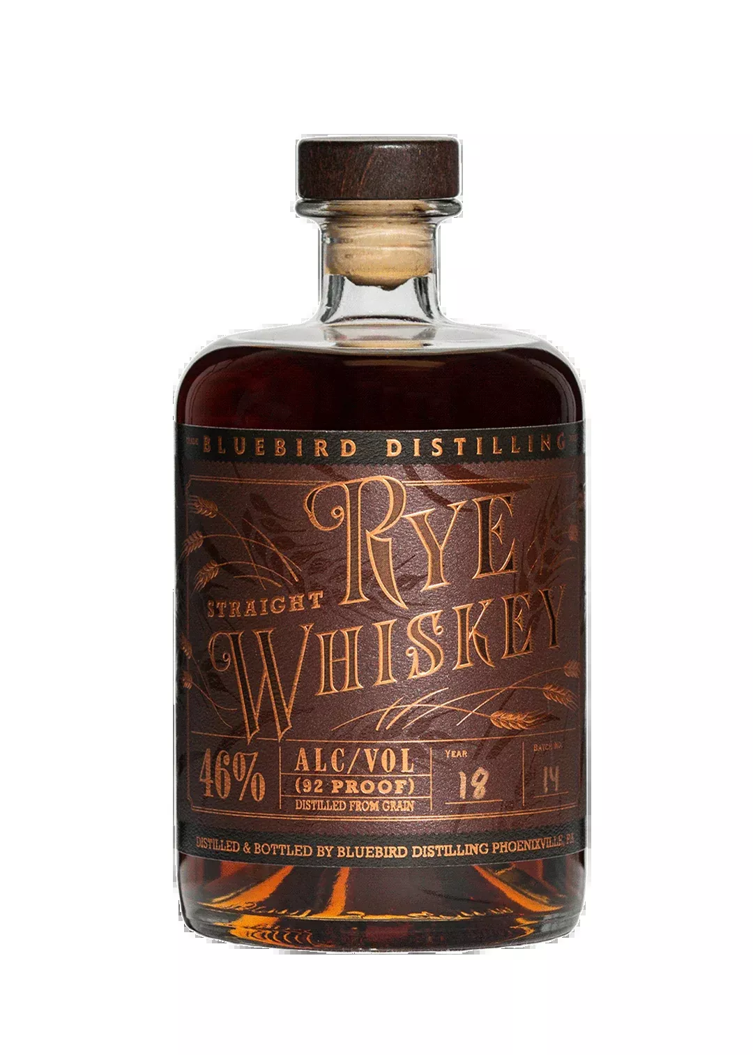 Bluebird Straight Rye Whiskey