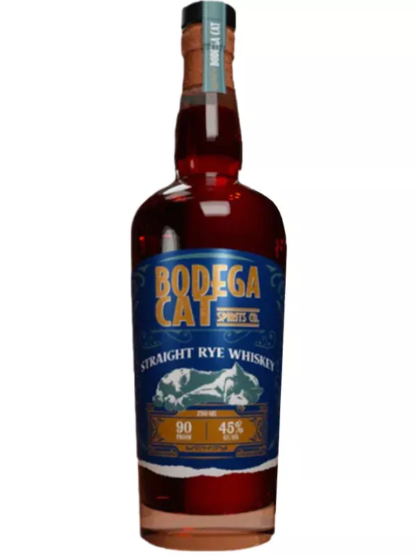 Bodega Cat Straight Rye Whiskey 750ml