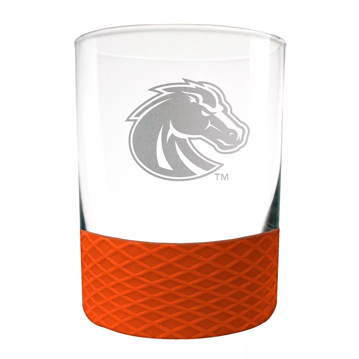 Boise State Broncos 14 oz COMMISSIONER Rocks Glass