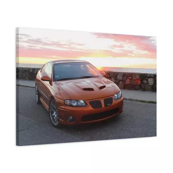 Brazen Orange Goat Canvas
