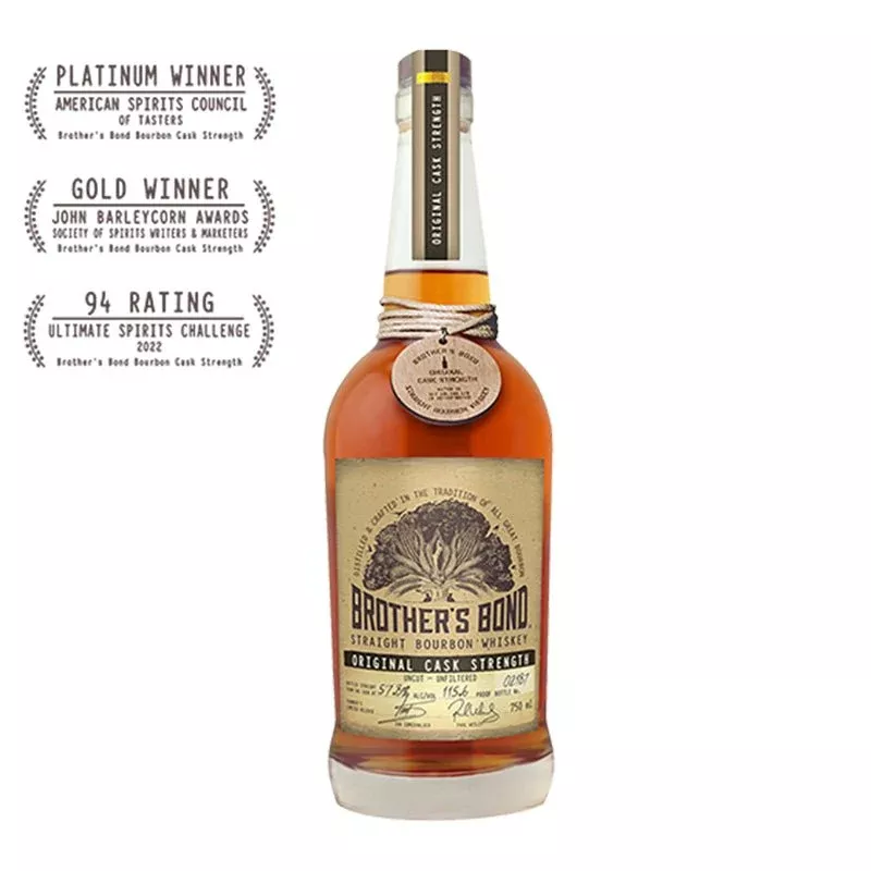 Brothers Bond Original Cask Strength Straight Bourbon Whiskey 750ml
