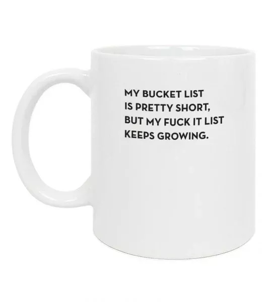 "Bucket List" Mug