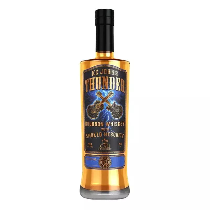 Cali KC Johns Thunder Bourbon Whiskey 750ml