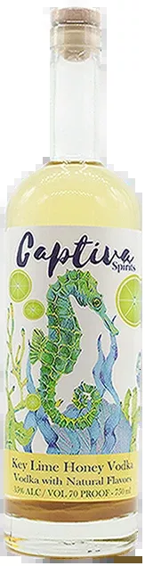 Captiva Spirits Key Lime Honey Vodka