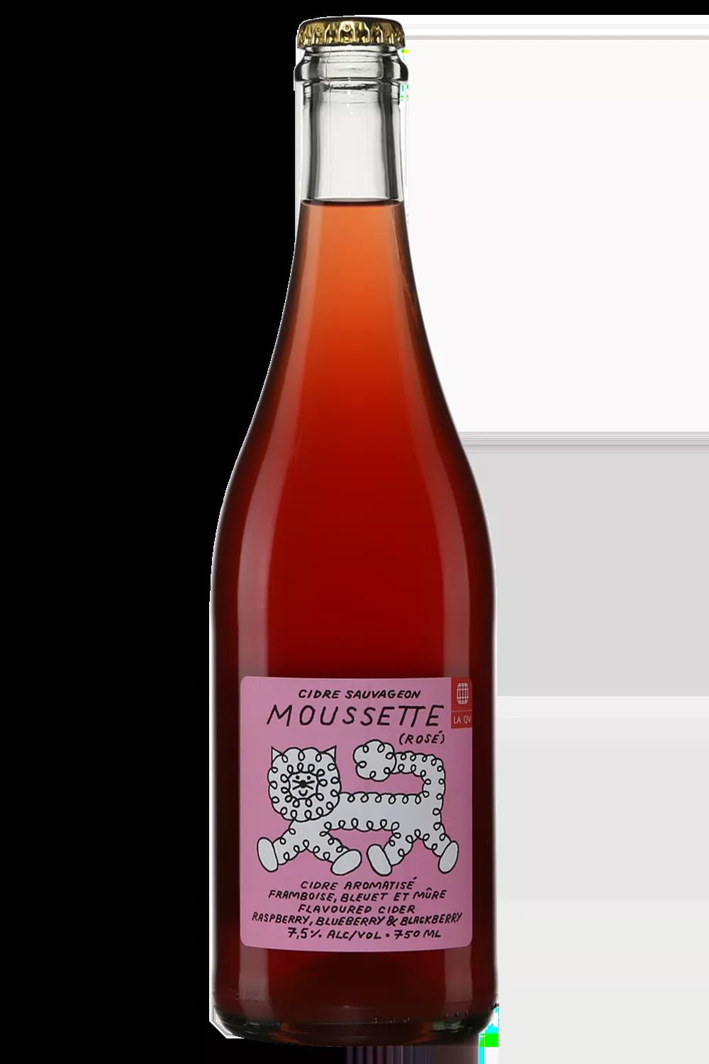 Cidre Sauvageon Moussette Rosé