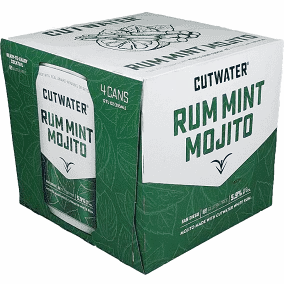 Cutwater Spirits Rum Mint Mojito Cocktail 12-Oz Can 4-Pack