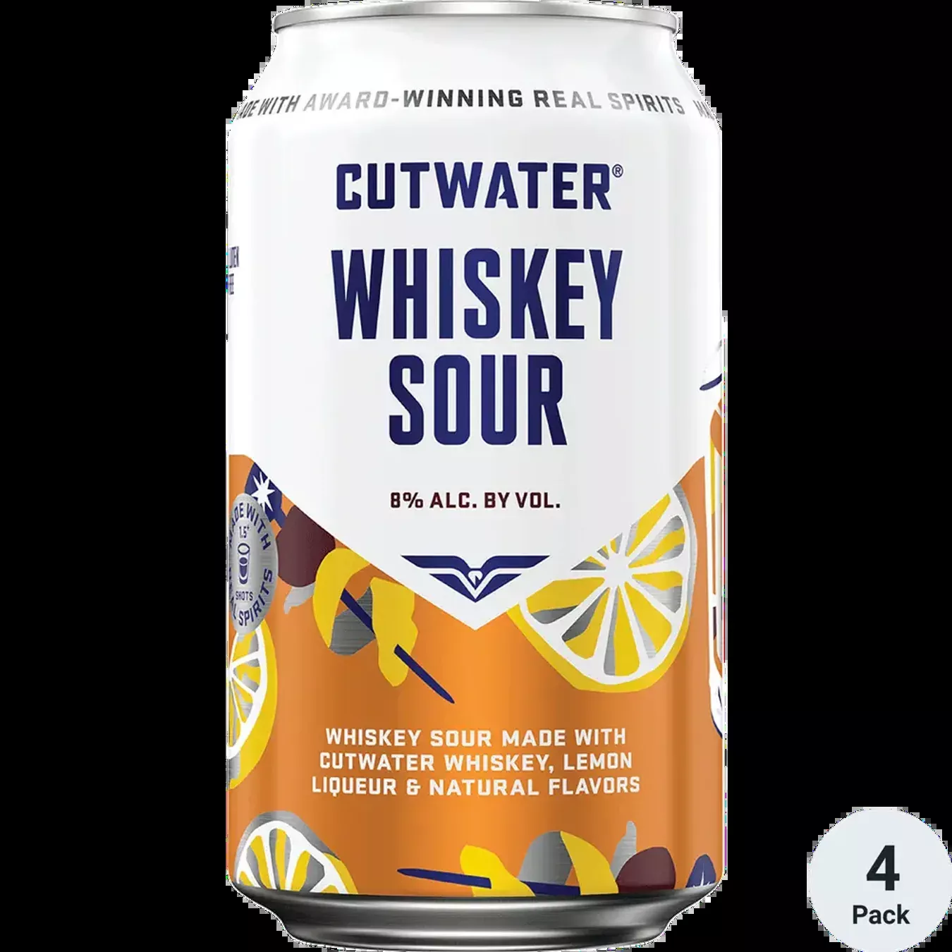 Cutwater Whiskey Sour Ready to Drink Cocktail