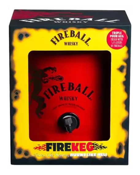 Fireball Cinnamon Whisky Fire 5.25 Lt Keg