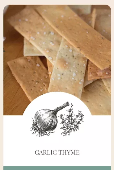 Firehook Crackers, Garlic Thyme