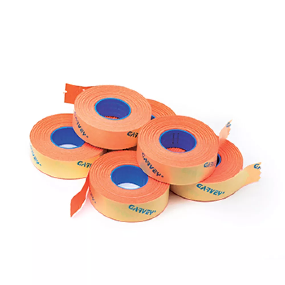 Fluorescent Orange MX5500 Labels - 8000 Count