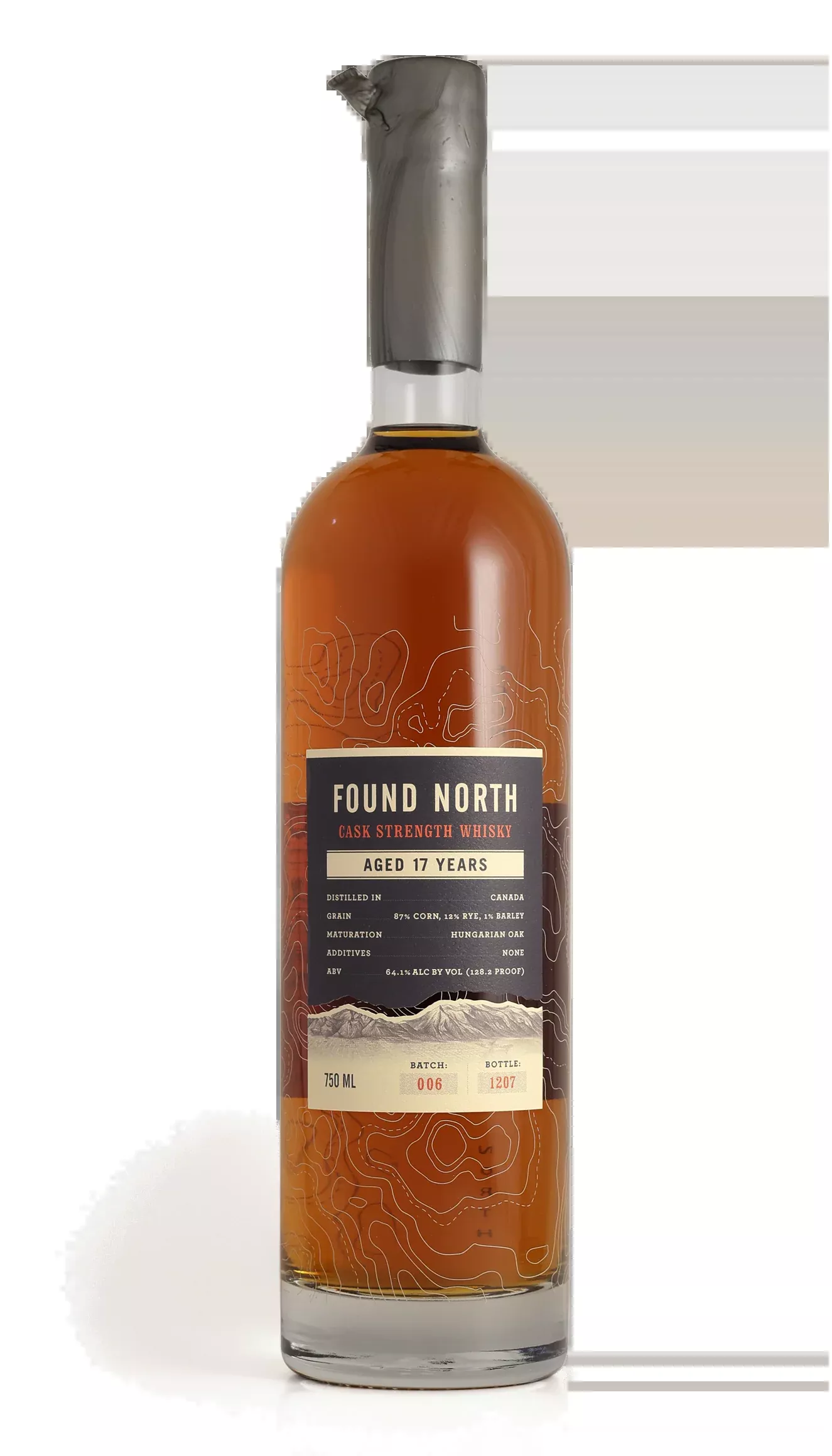 Found North 17 Year Old Batch 006 Cask Strength Whisky 750ml