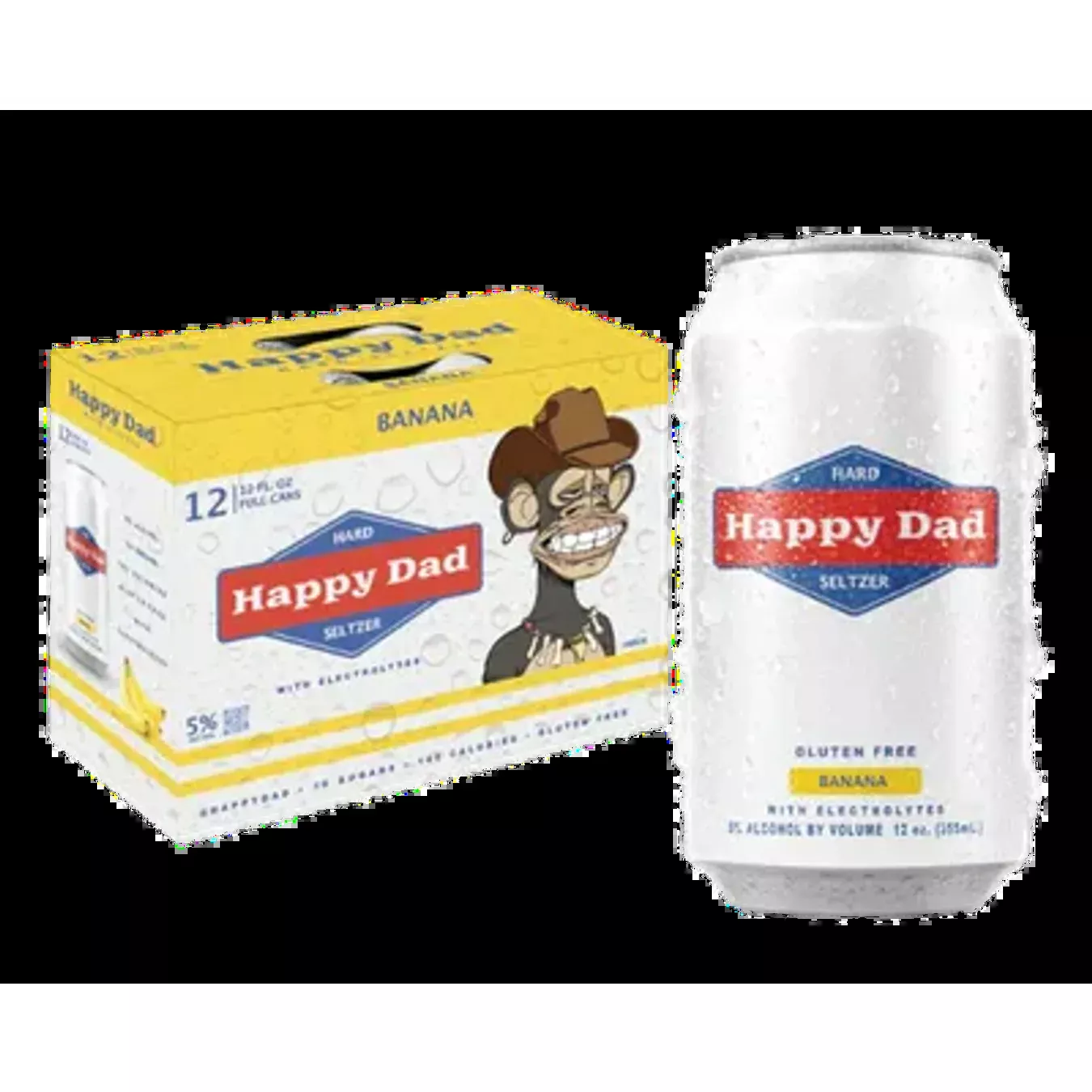 Happy Dad Banana Hard Seltzer