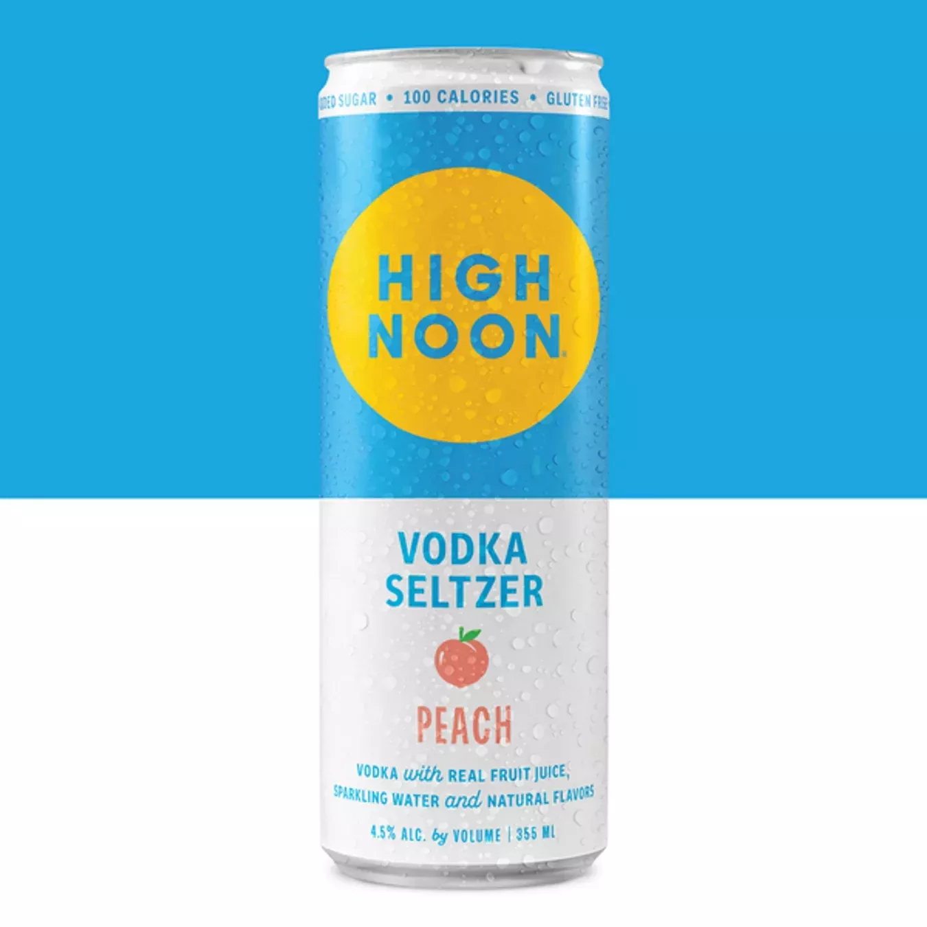 High Noon Peach Vodka Seltzer Single