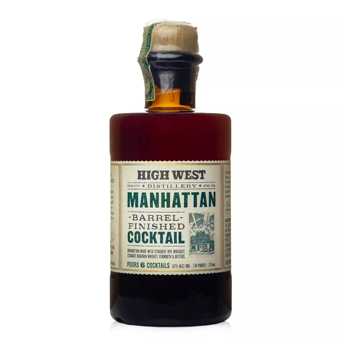 High West Manhattan Barrel Finished Cocktail
