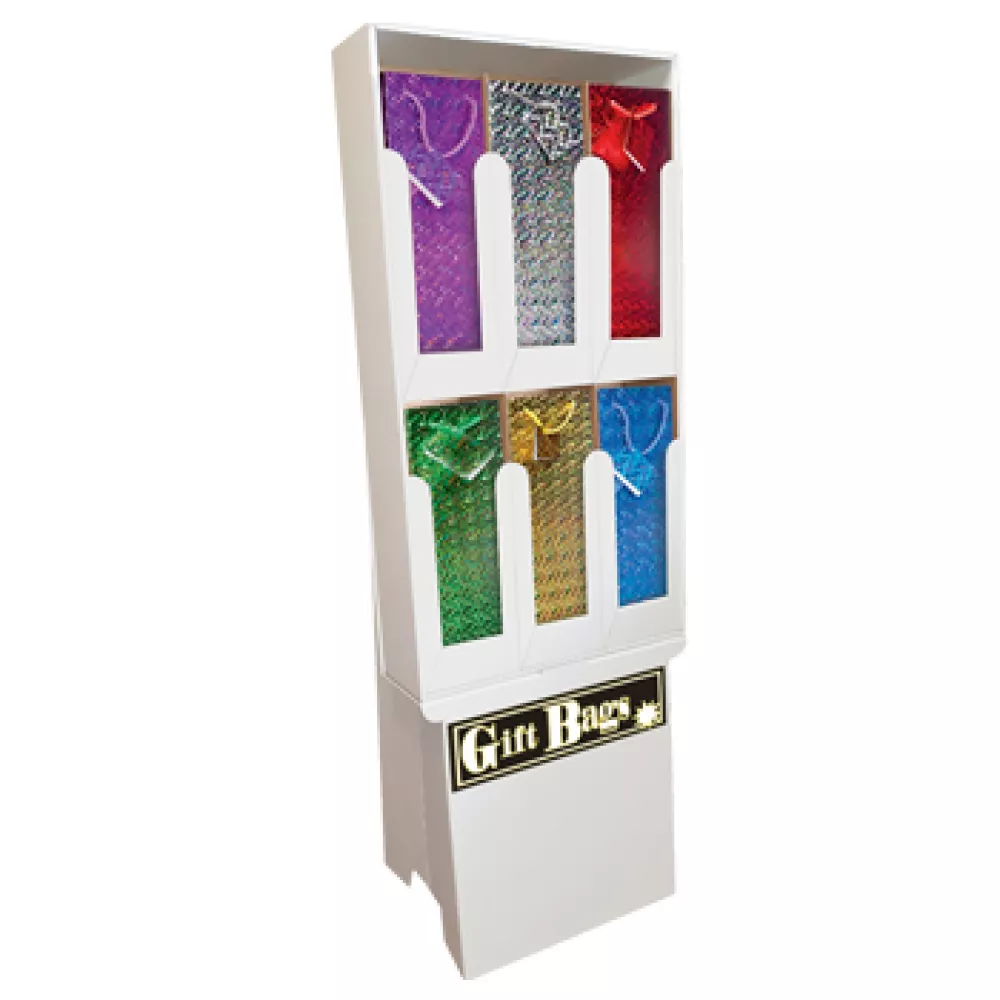 Hologram Gift Bags in Display - 144 Count