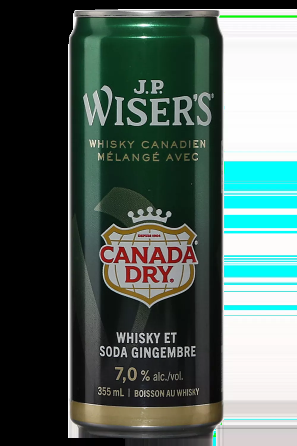 J.P. Wiser's Canada Dry Whisky & Ginger Ale