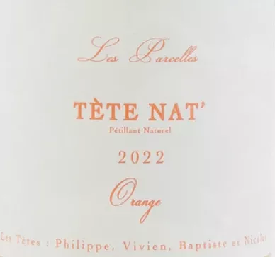Les Tetes Les Parcelles Tete Nat Orange Pet Nat Blanc
