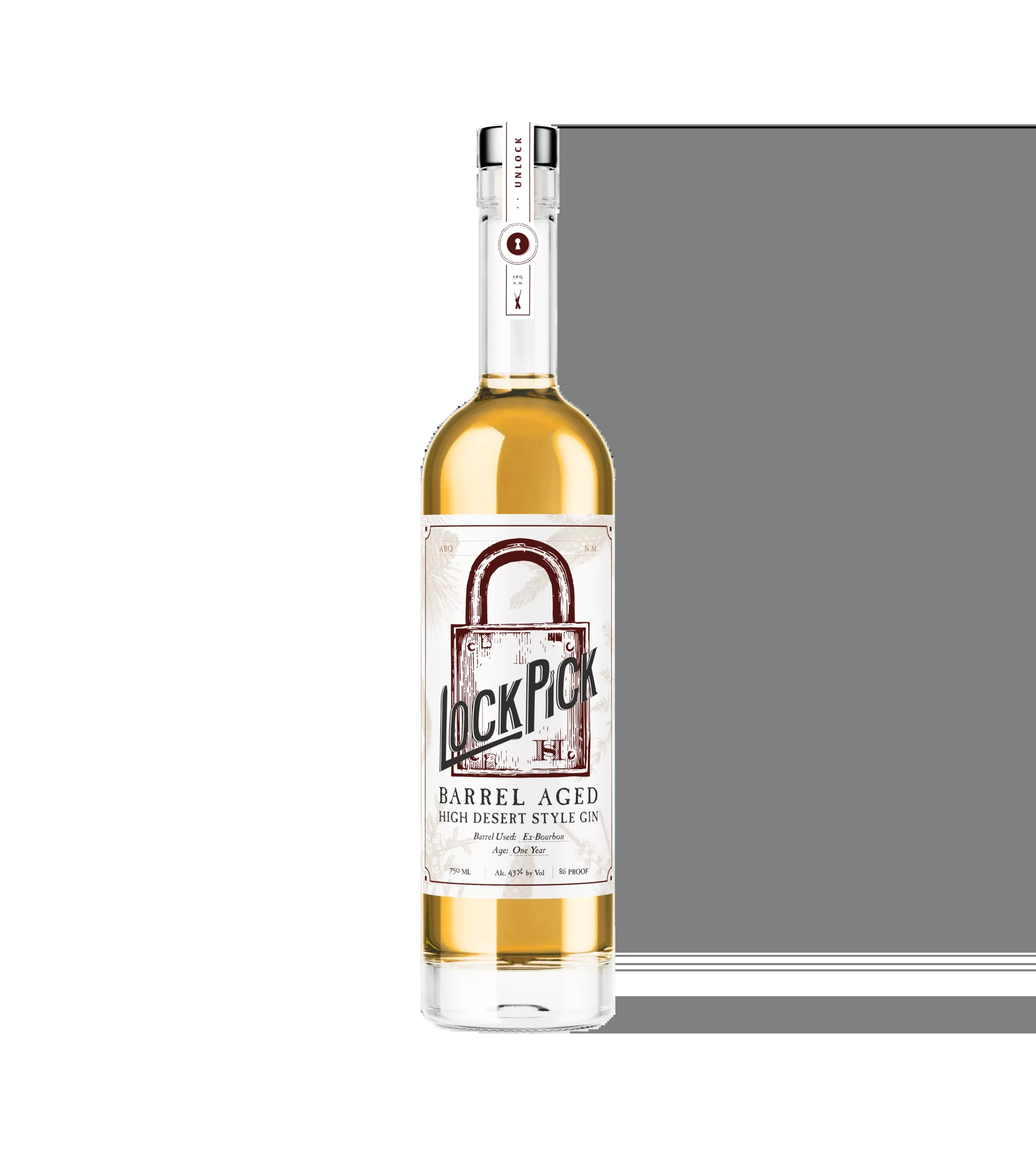 Lock Pick Barrel Aged Gin