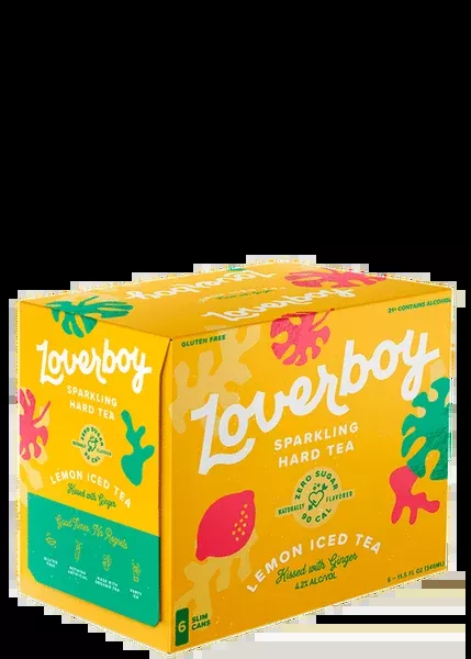 LoverBoy Lemon Tea 6pk Can