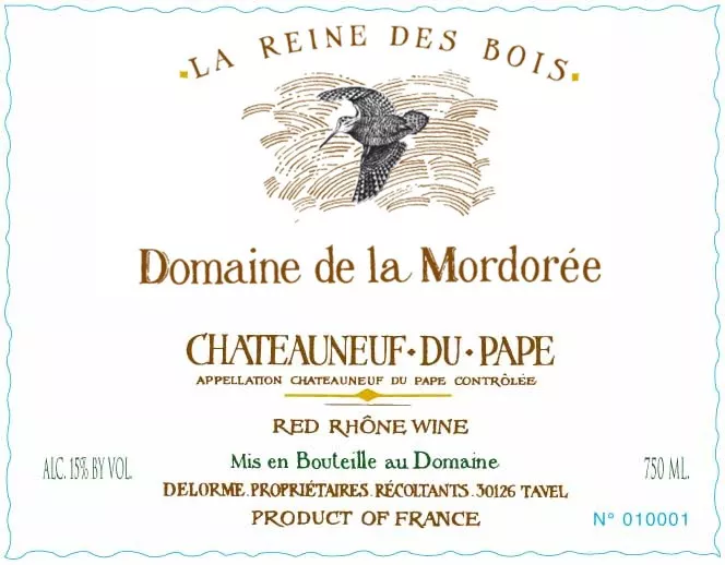 Mordoree Chateauneuf-du-Pape La Reine des Bois Rouge 2019 (magnum)