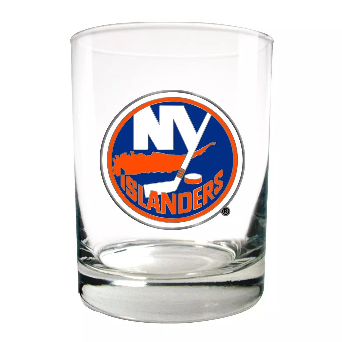 New York Islanders 14 oz. Rocks Glass