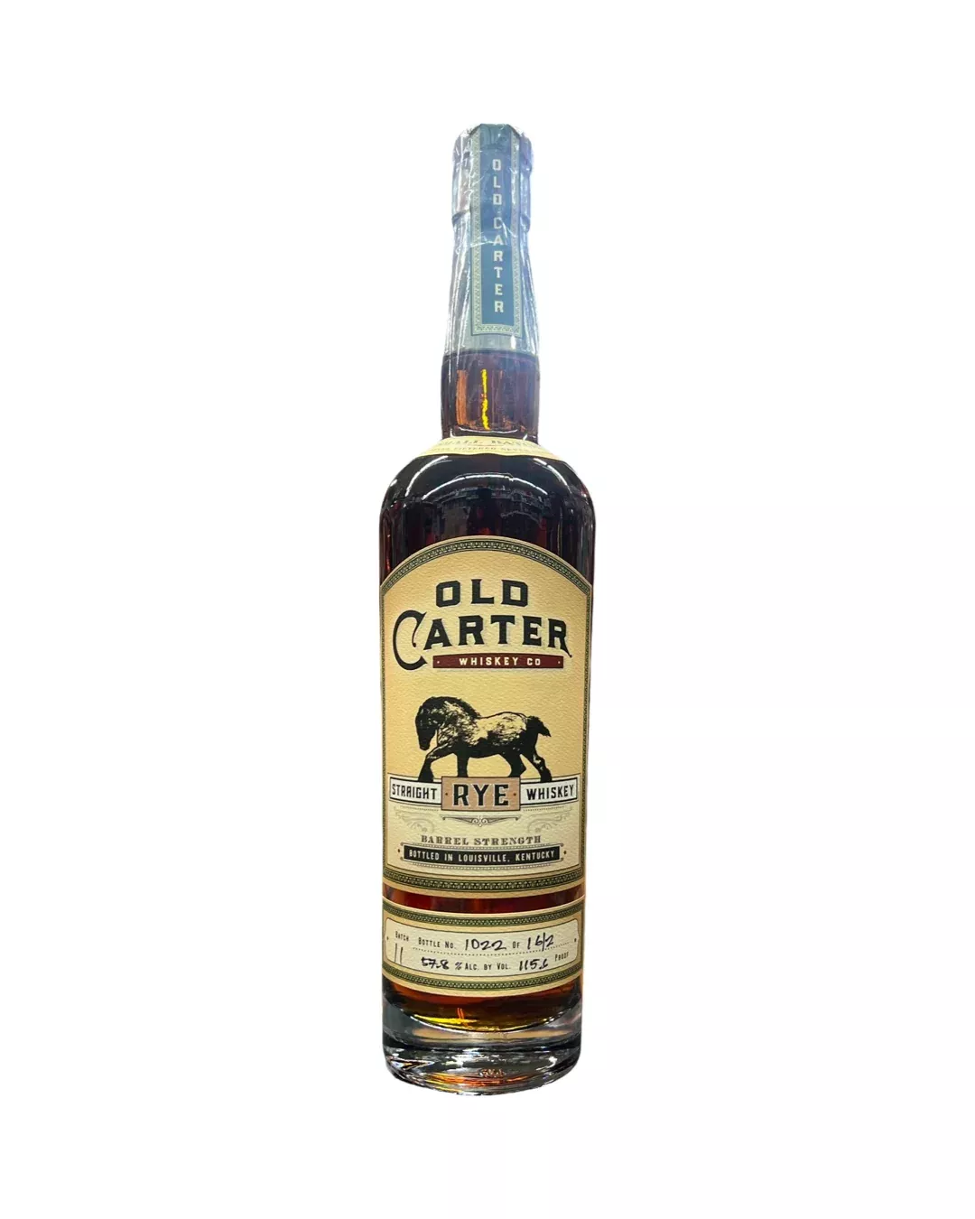 Old Carter Batch 11 Barrel Strength Straight Rye Whiskey 750ml