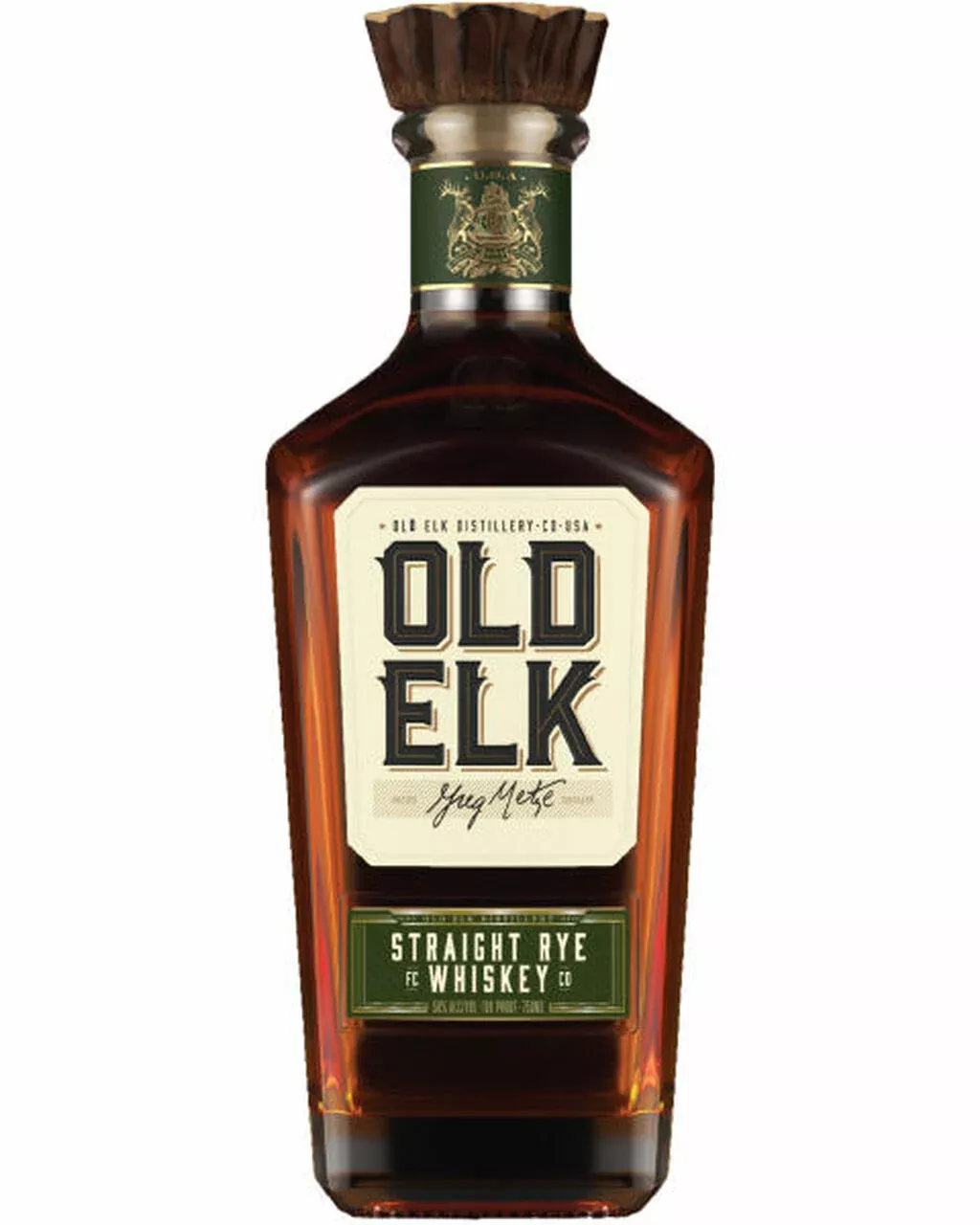 Old Elk Straight Rye Whiskey 750ml