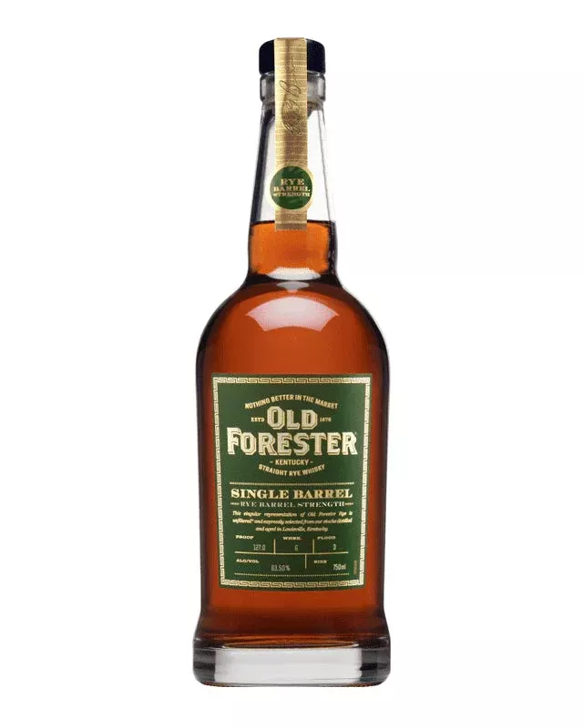 Old Forester Single Barrel Rye Barrel Strength Kentucky Straight Rye Whiskey