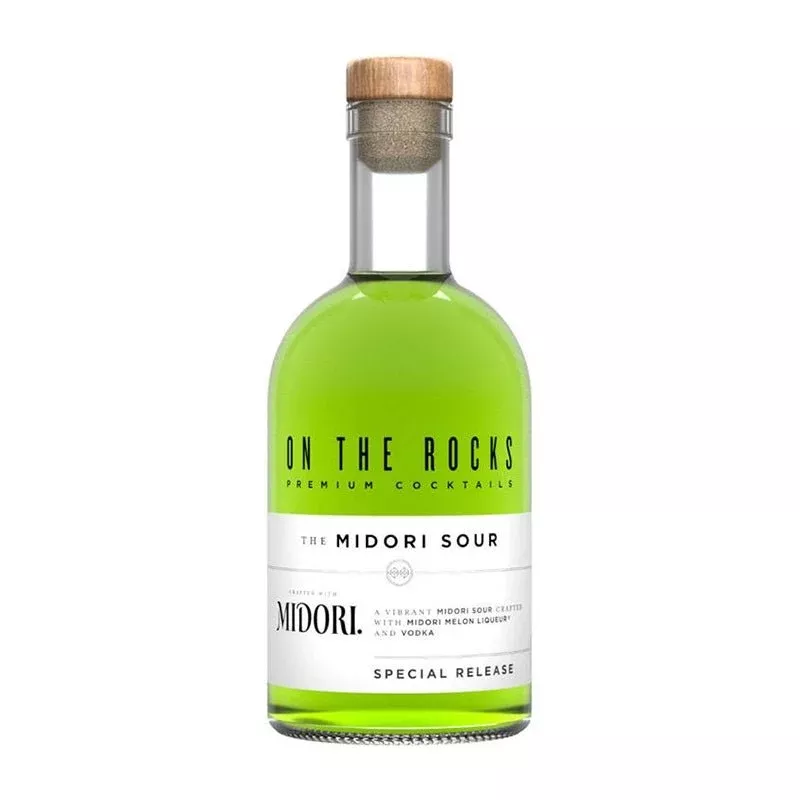 On The Rocks Midori Sour Limited Release Premium Cocktail 375ml