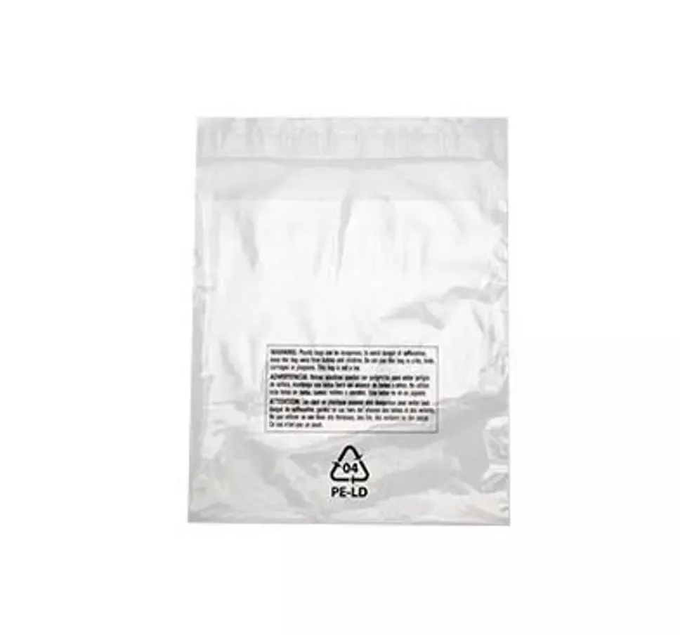 Poly bags Lip and Tape Resealable 11x14 1.5Mil with Suffocation