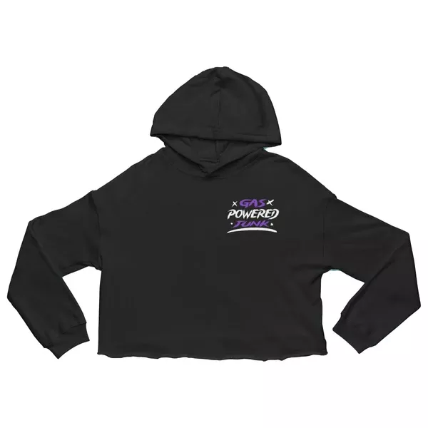 Purple Rain Cropped Hoodie