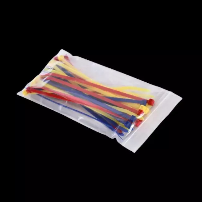 Reclosable Zip Seal Top Lock 2 Mil Clear Plastic Bags 3 x 5 1000Pcs