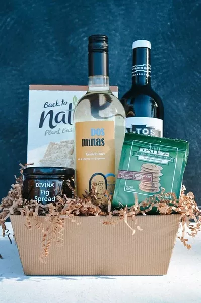Red & White Wine Gourmet Gift Basket